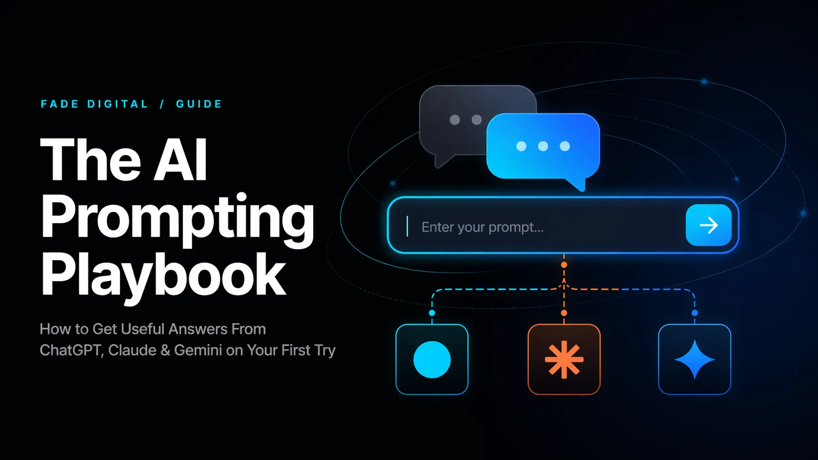 The AI Prompting Playbook: How to Get Useful Answers From ChatGPT, Claude, and Gemini on Your First Try