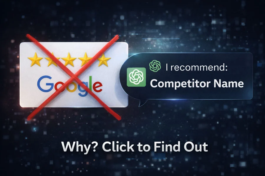 Why Your 5-Star Google Reviews Mean Nothing to ChatGPT (And What Does)