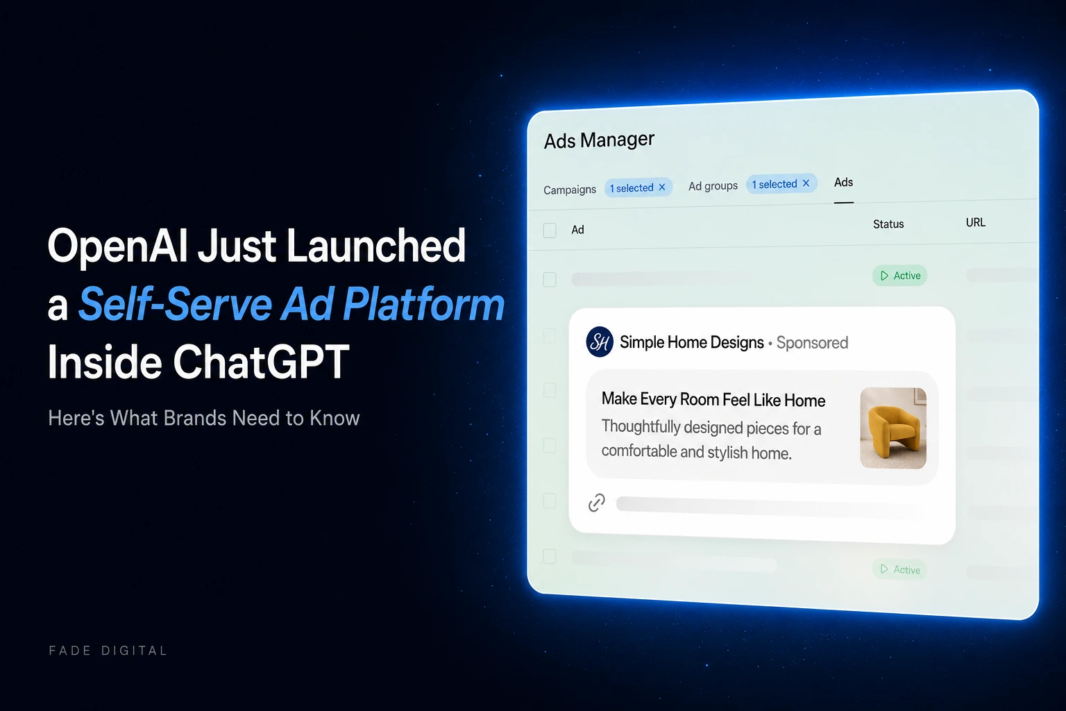 OpenAI Just Launched a Self-Serve Ad Platform Inside ChatGPT. Here's What Brands Need to Know.
